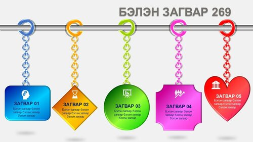 Powerpoint бэлэн загвар. Инфографик. Агуулгад тохиромжтой