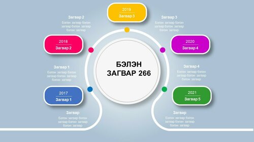 Powerpoint бэлэн загвар. Инфографик. Агуулгад тохиромжтой
