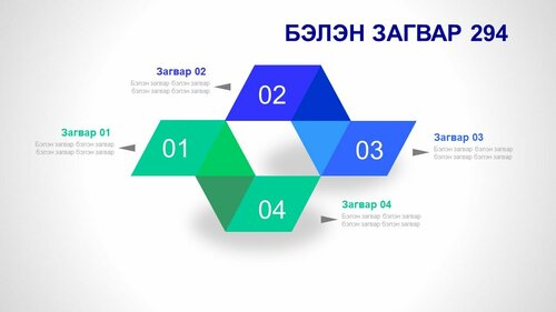 Powerpoint бэлэн загвар. Инфографик. Агуулгад тохиромжтой