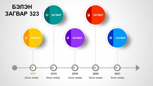 Powerpoint бэлэн загвар. Инфографик. Агуулгад тохиромжтой