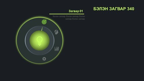 Powerpoint бэлэн загвар. Инфографик. Агуулгад тохиромжтой