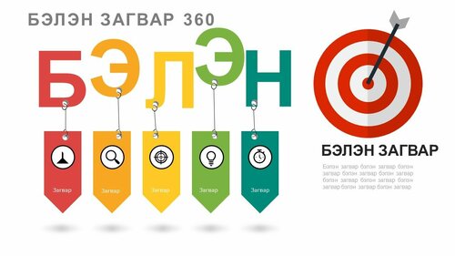 Powerpoint бэлэн загвар. Инфографик. Агуулгад тохиромжтой