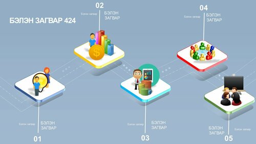 Powerpoint бэлэн загвар. Инфографик. Агуулгад тохиромжтой