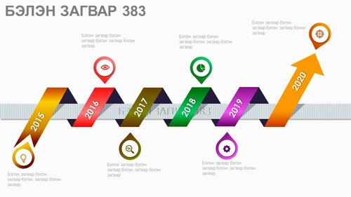 Powerpoint бэлэн загвар. Инфографик. Агуулгад тохиромжтой