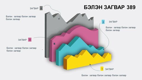 Powerpoint бэлэн загвар. Инфографик. Агуулгад тохиромжтой