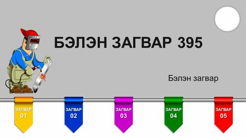 Гагнуурын мэргэжлийн сургалт, тайланд ашиглах Powerpoint бэлэн загвар