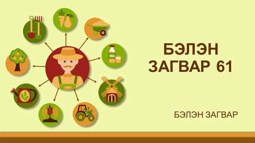 Газар тариалангийн инфографик