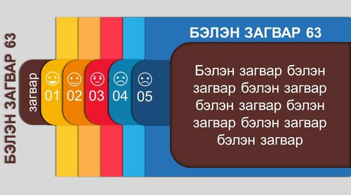 Powerpoint бэлэн загвар. Инфографик. Агуулгад тохиромжтой