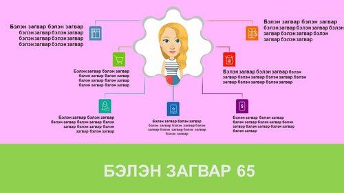 Powerpoint бэлэн загвар. Инфографик. Агуулгад тохиромжтой