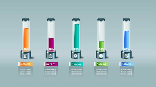 Powerpoint бэлэн загвар. Инфографик.