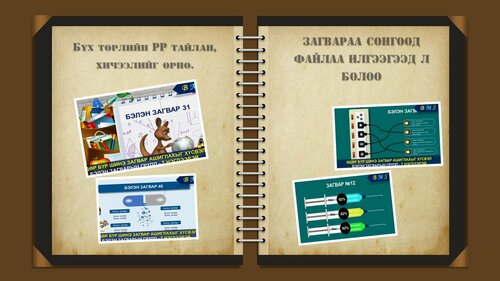 Тэмдэглэлийн дэвтэрийн загвар