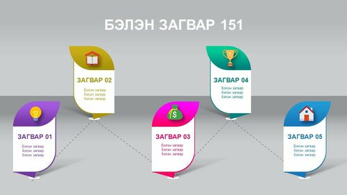 Powerpoint бэлэн загвар. Инфографик. Агуулгад тохиромжтой