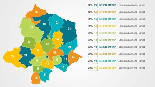 Газрын зураг Хөвсгөл аймаг