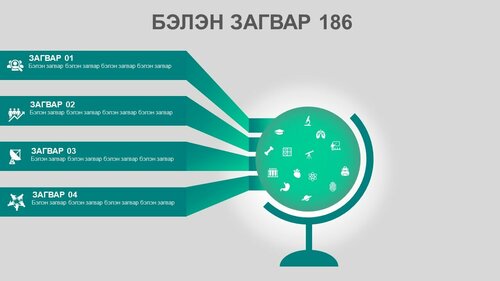 Дэлхийн бөмбөрцөгтэй загвар