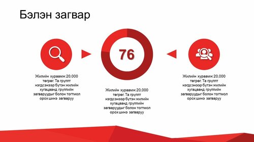 Powerpoint бэлэн загвар. Инфографик. Агуулгад тохиромжтой
